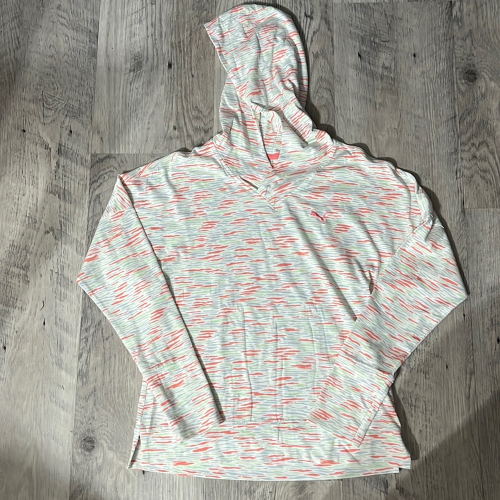 Puma Long Sleeve hooded athletic shirt